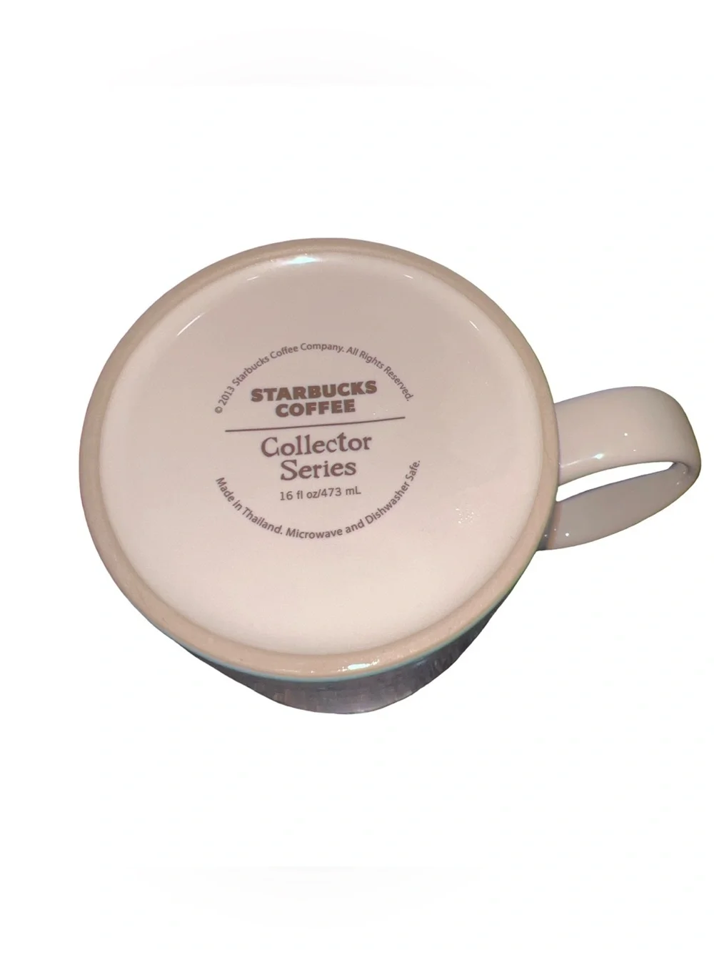 Starbucks Mug France Marseille Global Collection series 16 Oz Coffee Cup 2013